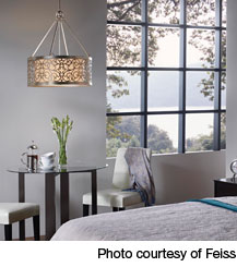 General lighting in bedroom